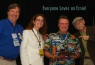 Ernie Silvers receives Person of the Year Award at SEMA/ARMO 2008.