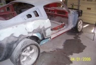 first quarter panel replaced and only body panel replaced on car, still has original floors