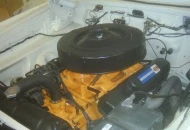 A real 426 Max Wdge engine with a rare Nascar sindle 4 bbl manifold. Max Wedge Rev 2. If you look behind my He-ep project you see my 63 Dodge sitting there. This is a peak under its hood.