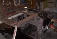 Replaced all front clip sheet metal, roof, both quarters, floor pan, trunk pan, toe board, and smoothed the firewall.