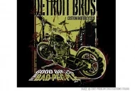 T-shirt design for the Detroit Bros, based on a post-apocalyptic propoganda poster idea I had...