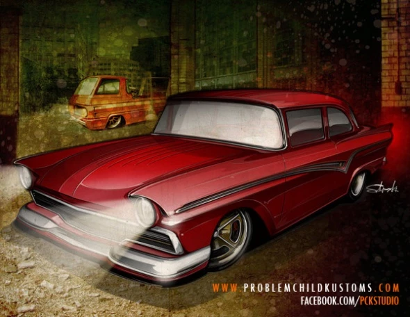 Weaving a Tale With Cars: Hot Rod Art With a Twist