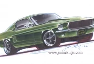 Slightly modified street machine with some inspiration from Bullitt Mustang