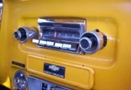 The truck originally had no radio, so the first owner at some point put what I think is a 1961 Buick radio in...