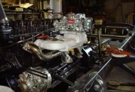 installation of the new intake and carb.