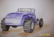 '30 Ford with sand paddles for dune cruisin'