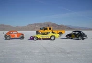Pictured is the Avanti and the VW race car along with my crew chiefs Baja and the ever present Big Yellow Truck of High Gear Ranch fame.