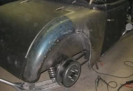 attaching front fender sections to rear 1/4s