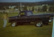 My very first brand new 4x4 truck. .at the age of 19.    1976 pic
