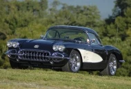 2000 corvette donor chassis, custom frame, LS2 engine, original 1958 vette restored/modified body