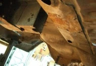 2x3 square tubing will slide into the subframe.
