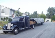 Bringing a climbing wall from Lake Arrowhead Camp to Irvine CA 2009