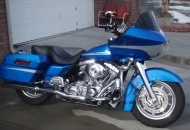 Road Glide with lowered front and rear