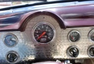 engine turned stainless dash insert