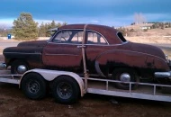 Just pulled the 1950 chevy out of a field in SD