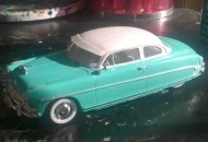 I painted it light aqua and white. If I had to enter any one of my 86 model cars into a contest, this 1952 Hudson Hornet model would be my first choice.