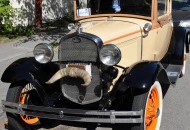 I think this is a 1931 Ford Model A, but I'm not an expert and would appreciate any help in identifying it. I photographed it at the 2010 Capitola Rod & Custom Classic car show. I'm going through old photos.