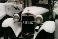 ... and I was still calculating on the hydraulic conversion for the brakes. So Ole-Henry was left in the snow.