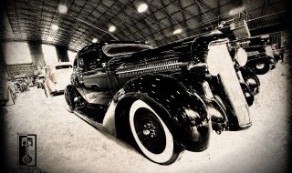 1935 Dodge Custom Shining Up the Suede Palace