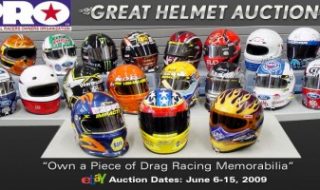 Professional Racers Owners Organization’s “Great Helmet Auction”