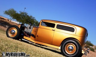 Unforgettable Gold/Copper 1929 Ford Sedan